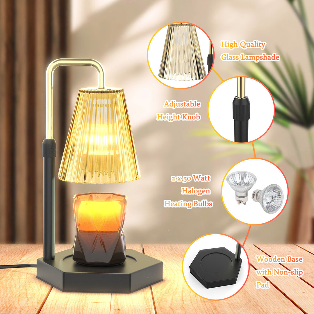 Lamp Dimmable And Timer Candle Warmer - Designrific