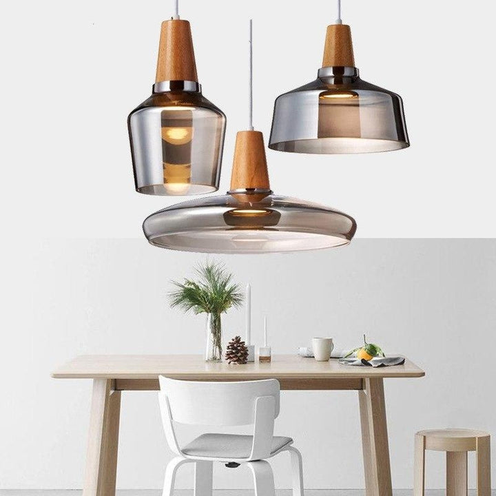 Modern Led Glass Pendant Light Fixture - Designrific