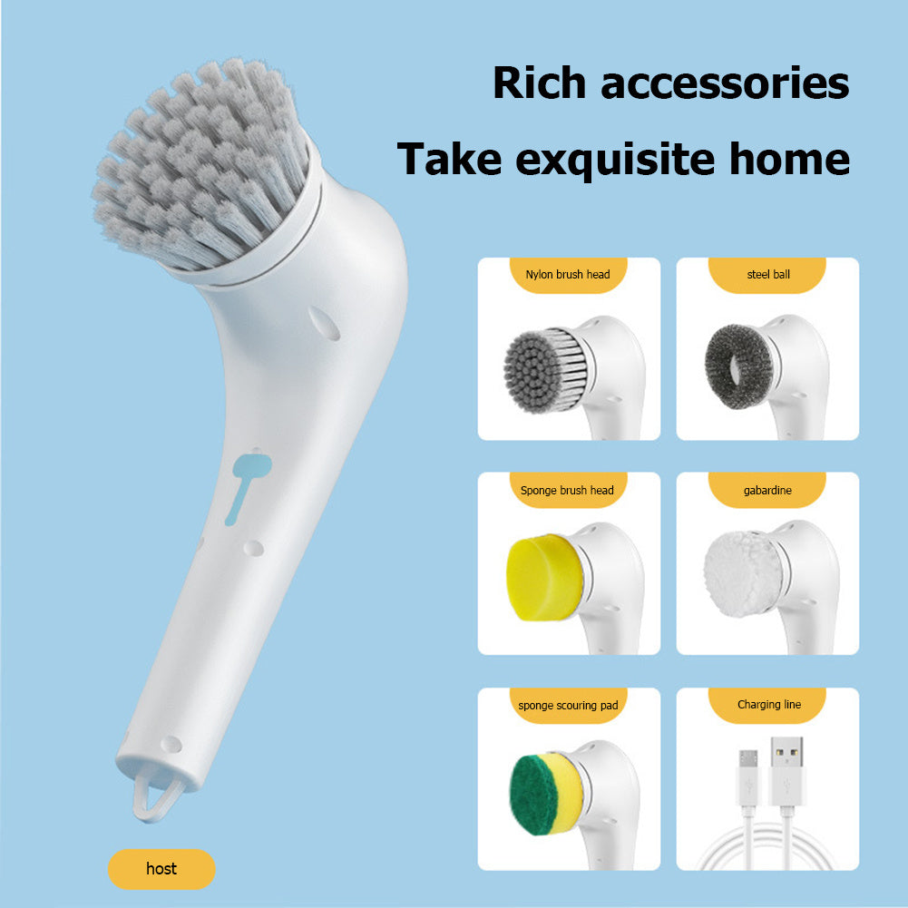 Multifunctional Electric Handheld Kitchen Dishwashing Brush - Designrific