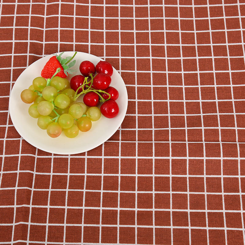 Stall Tablecloth Mat Linen Curtain Cotton Hemp Material - Designrific