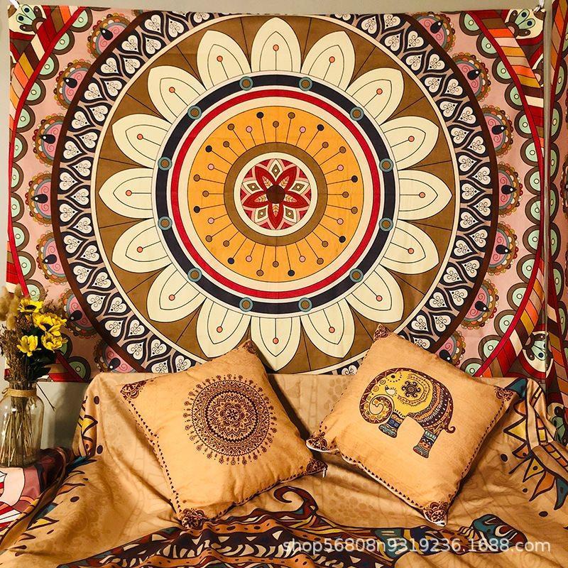 Home Stay Decoration Tapestry Mandala Wall Hanging Colorfu - Designrific