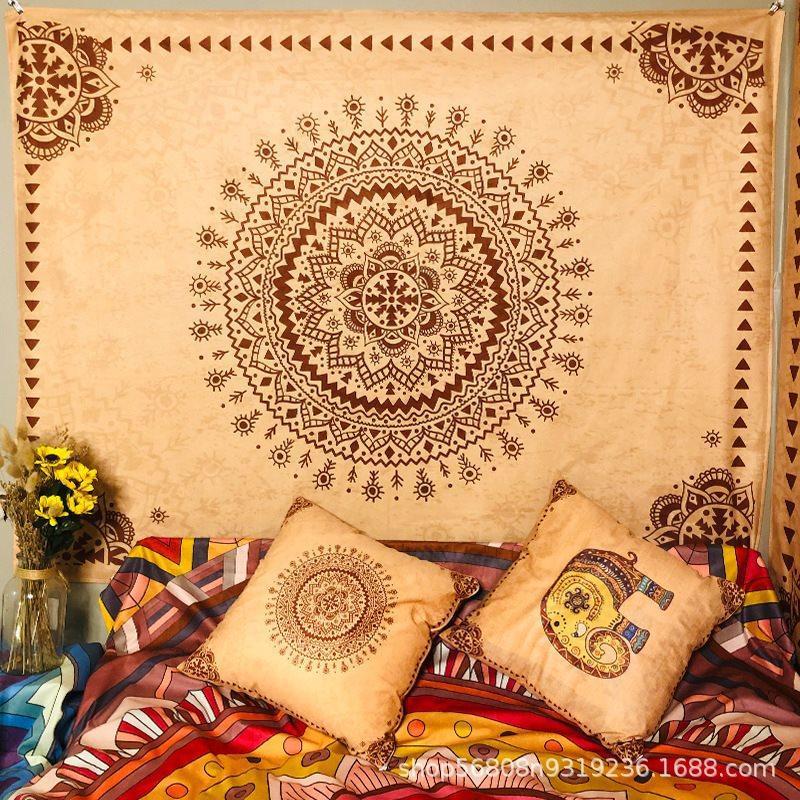 Home Stay Decoration Tapestry Mandala Wall Hanging Colorfu - Designrific