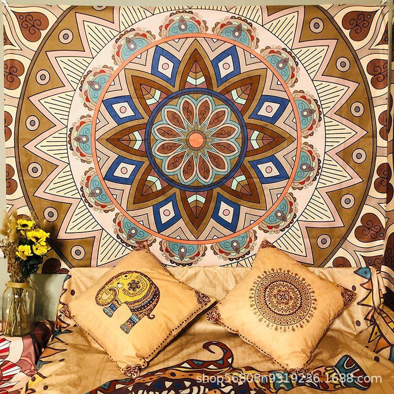 Home Stay Decoration Tapestry Mandala Wall Hanging Colorfu - Designrific