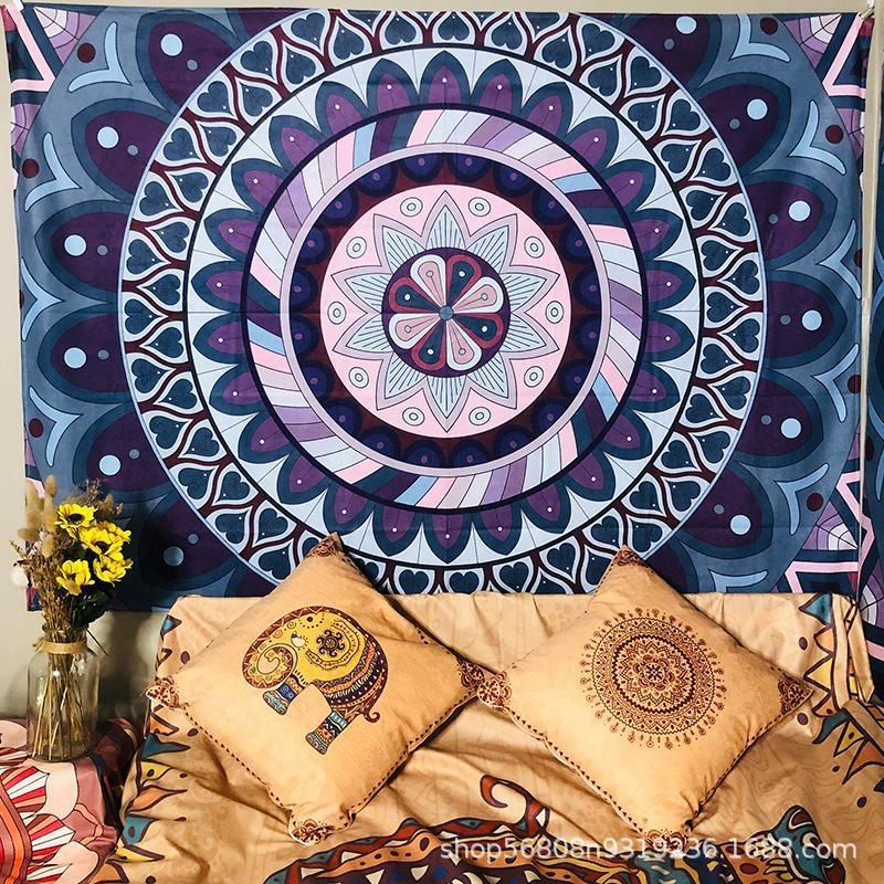 Home Stay Decoration Tapestry Mandala Wall Hanging Colorfu - Designrific