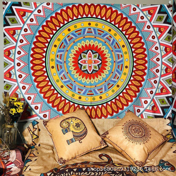 Home Stay Decoration Tapestry Mandala Wall Hanging Colorfu - Designrific