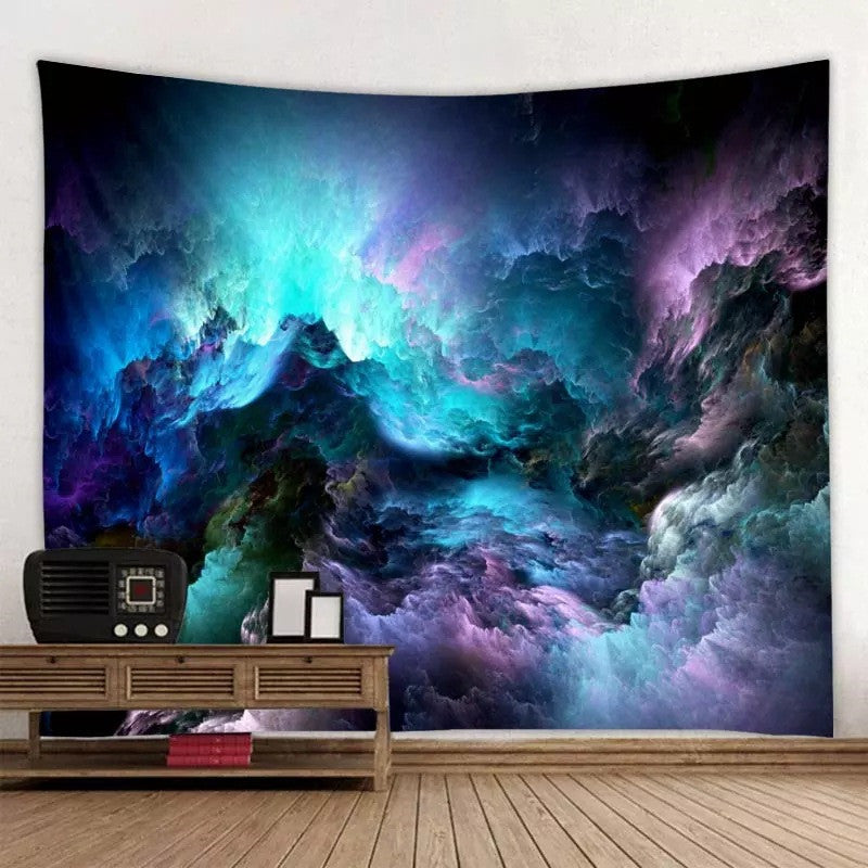 Psychedelic Bohemian Polyester Tapestry Wall Decoration - Designrific