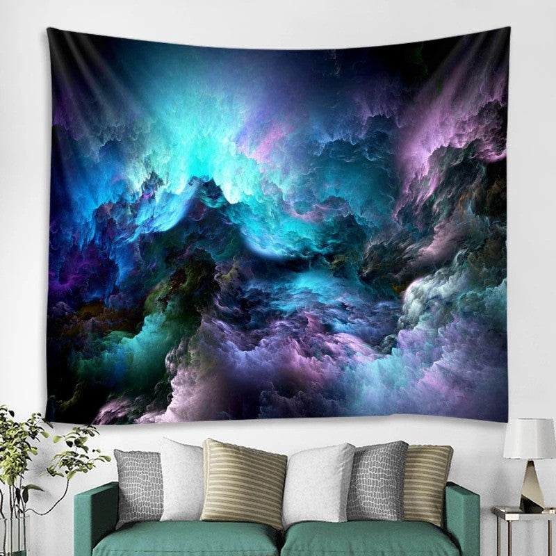 Psychedelic Bohemian Polyester Tapestry Wall Decoration - Designrific