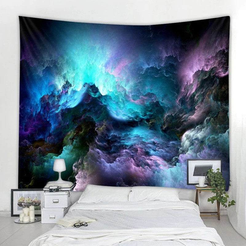 Psychedelic Bohemian Polyester Tapestry Wall Decoration - Designrific