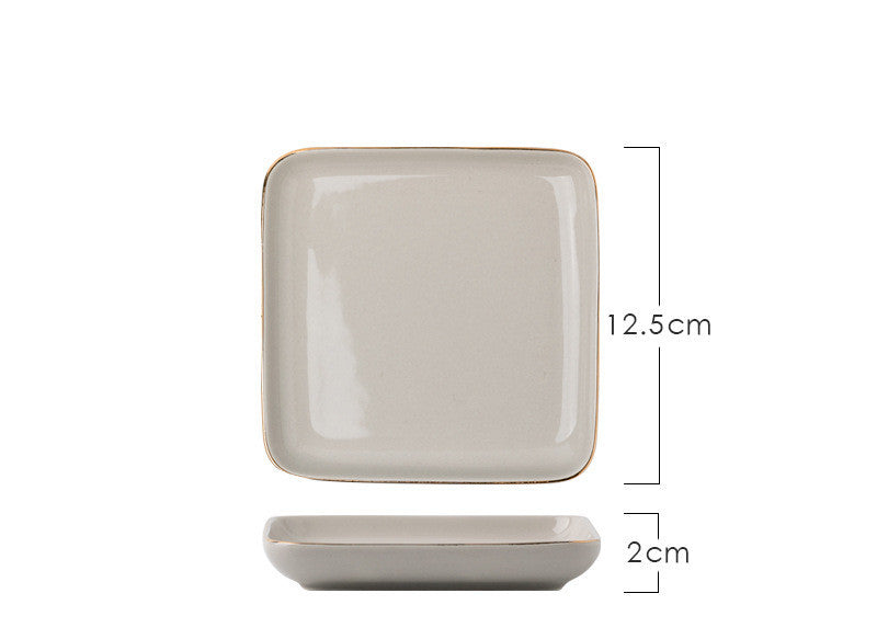 Light Luxury Ceramic Tableware Couple Tableware - Designrific