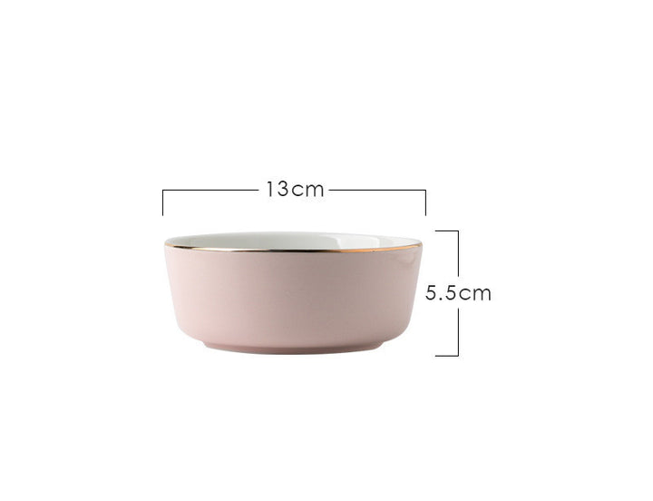 Light Luxury Ceramic Tableware Couple Tableware - Designrific