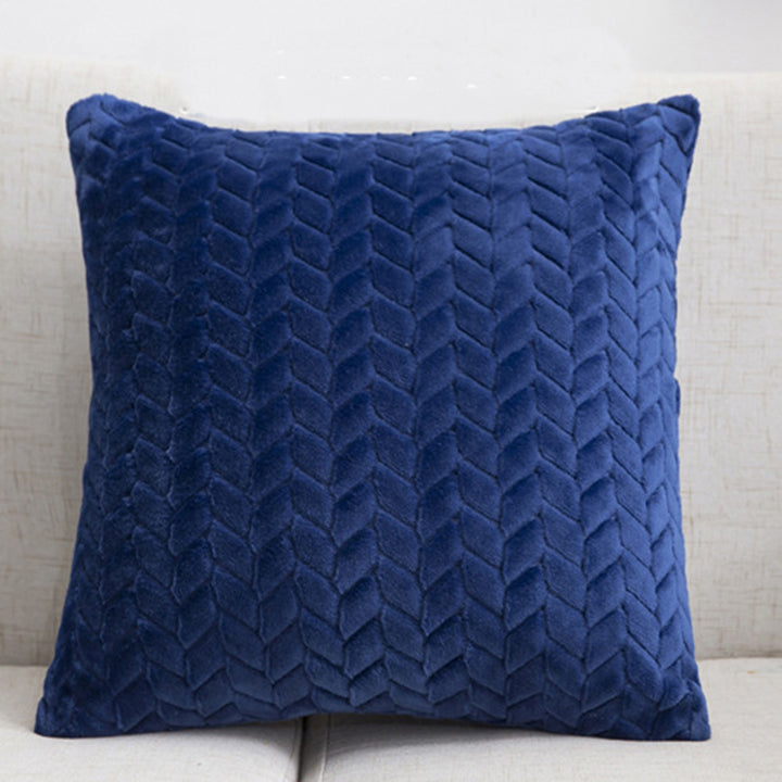 Flannel Solid Color  Cushion Throw Pillow - Designrific