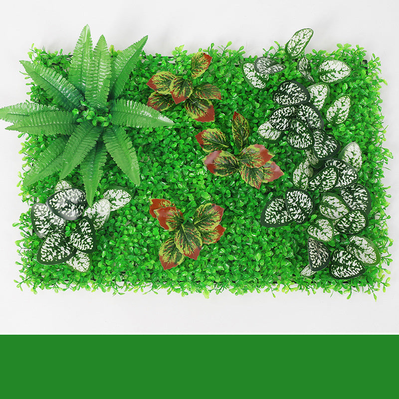 Green Plant Wall Simulation Artificial Turf Plastic Flower - Designrific