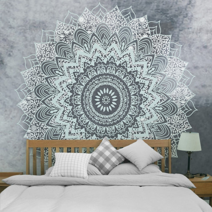 Cloth Mandala Flower Pattern Printed Tapestry - Designrific