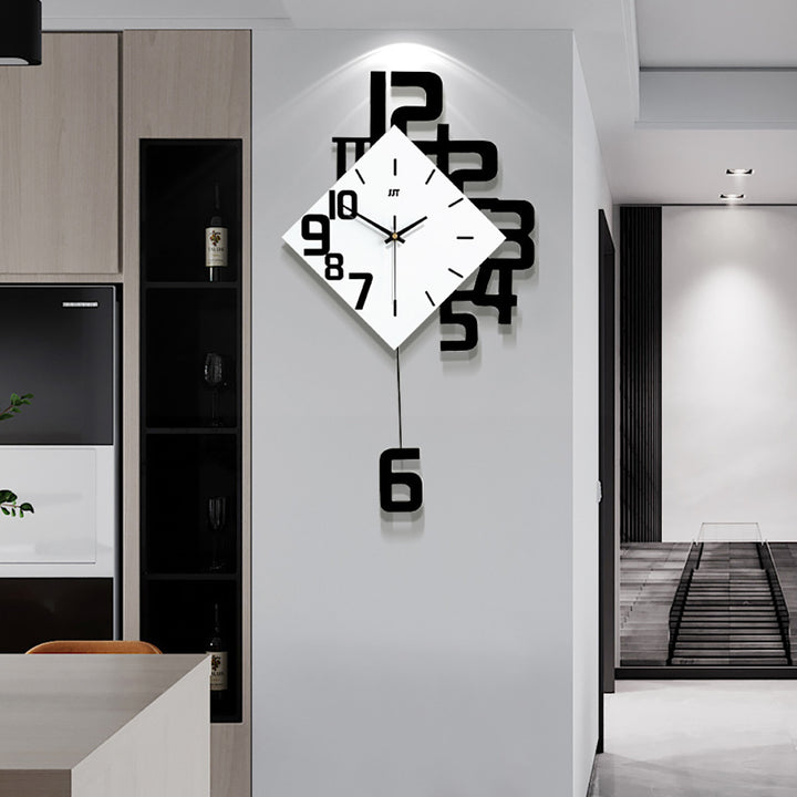 Personalized Digital Clock Fashion Wall Clock - Designrific