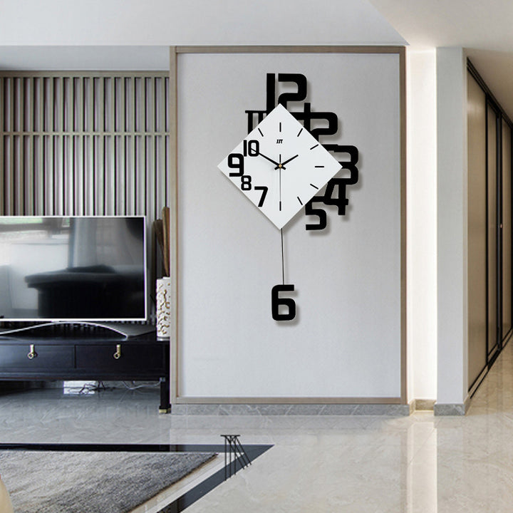 Personalized Digital Clock Fashion Wall Clock - Designrific