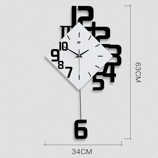 Personalized Digital Clock Fashion Wall Clock - Designrific