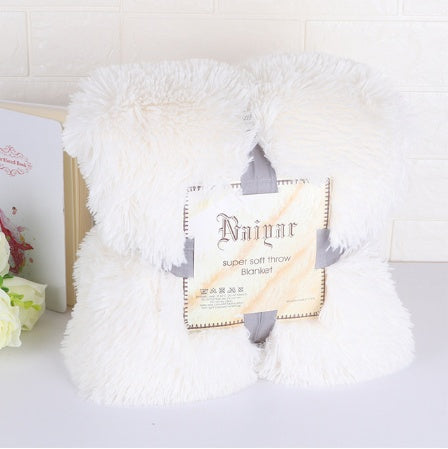 Super Soft Long Fuzzy Fur Warm winter blankets for beds - Designrific