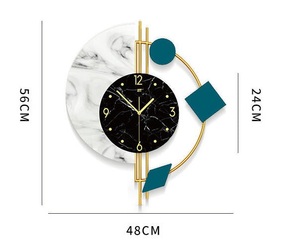 Living Room Stylish Home Decor Creative Simple Quartz Wall Clocks