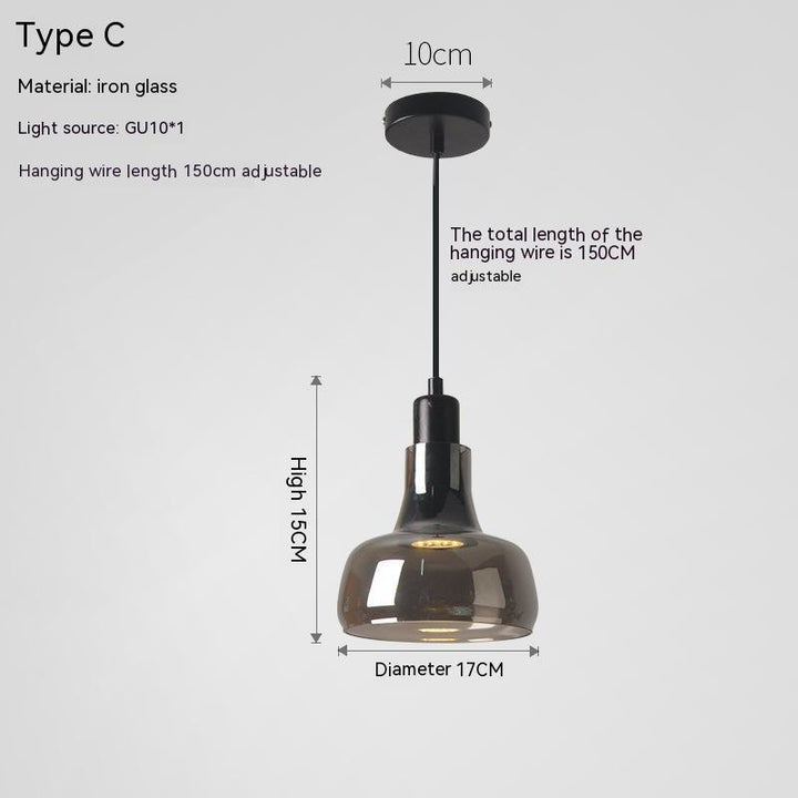 Creative Glass Shadow Chandelier LED Lighting Fixture - Designrific