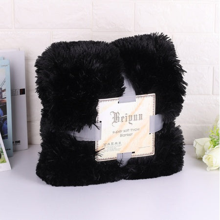 Super Soft Long Fuzzy Fur Warm winter blankets for beds - Designrific