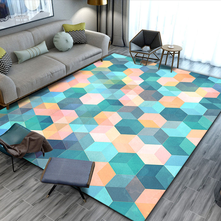 Modern Minimalist Carpet Geometric Abstract Carpet - Designrific