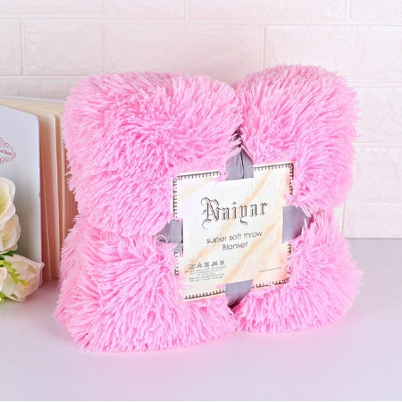 Super Soft Long Fuzzy Fur Warm winter blankets for beds - Designrific