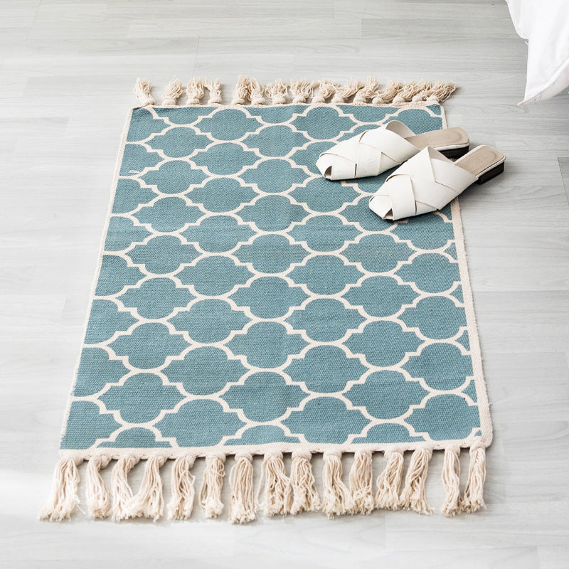 Cotton and linen hand-woven carpets - Designrific