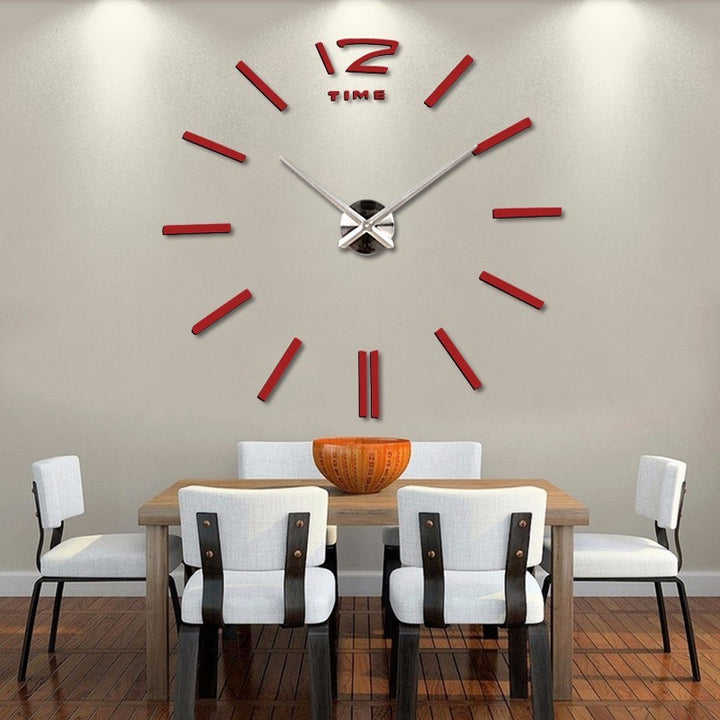 DIY creative fashion home decor acrylic wall clock