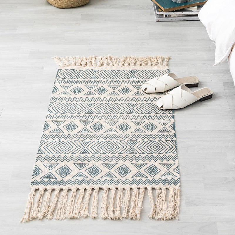 Cotton and linen hand-woven carpets - Designrific