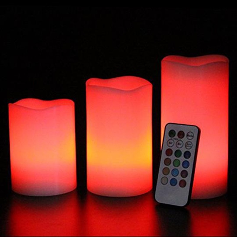 Luma Candles Real Wax Flameless Candles (3pcs/set) - Designrific