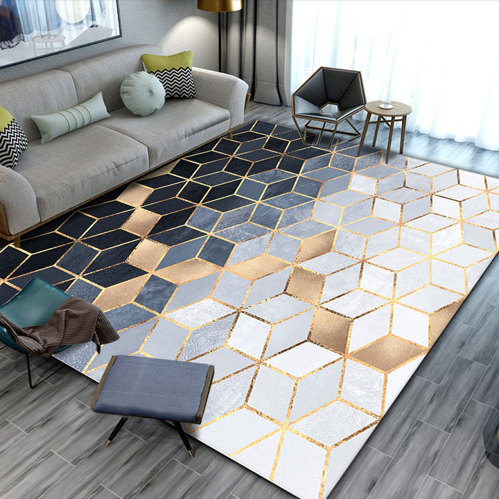 Modern Minimalist Carpet Geometric Abstract Carpet - Designrific