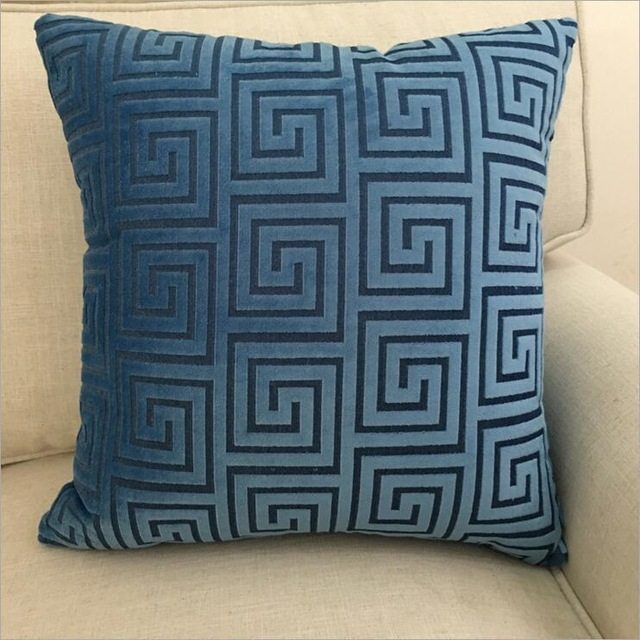 Home Decorative Sofa Throw Pillows Flannel Cushion Cover - Designrific