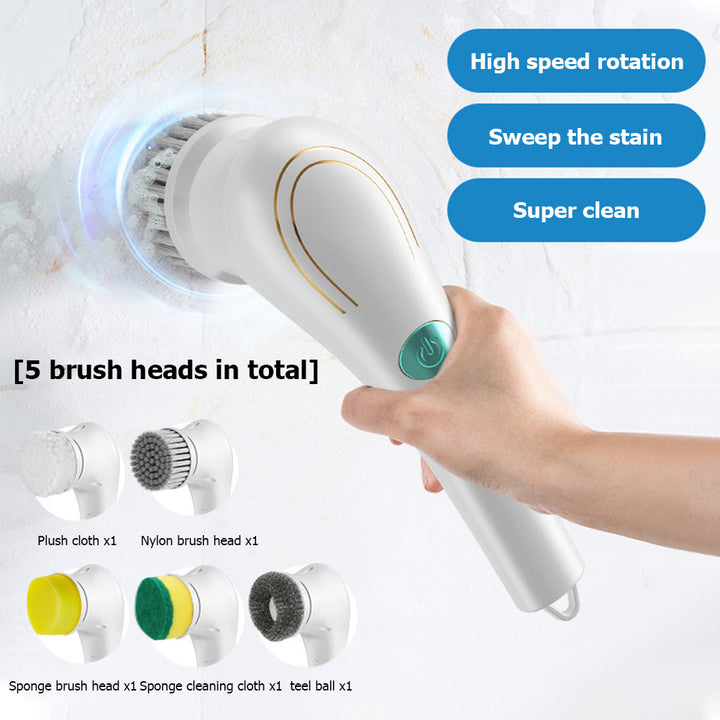 Multifunctional Electric Handheld Kitchen Dishwashing Brush - Designrific