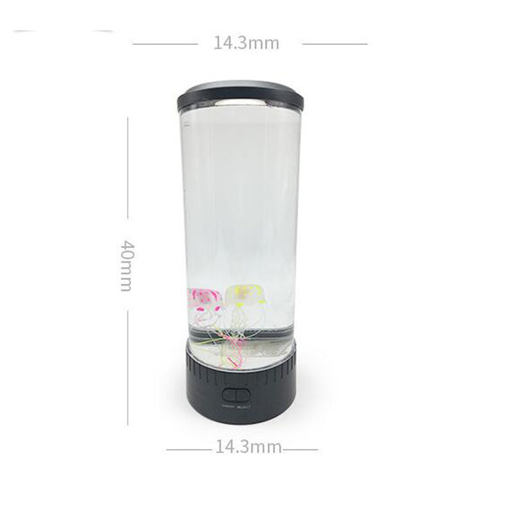 LED Jellyfish Aquarium Lamp Night Light USB Powered - Designrific