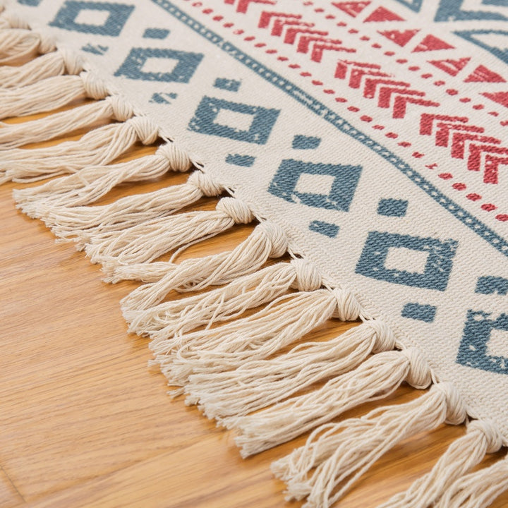 Cotton and linen hand-woven carpets - Designrific