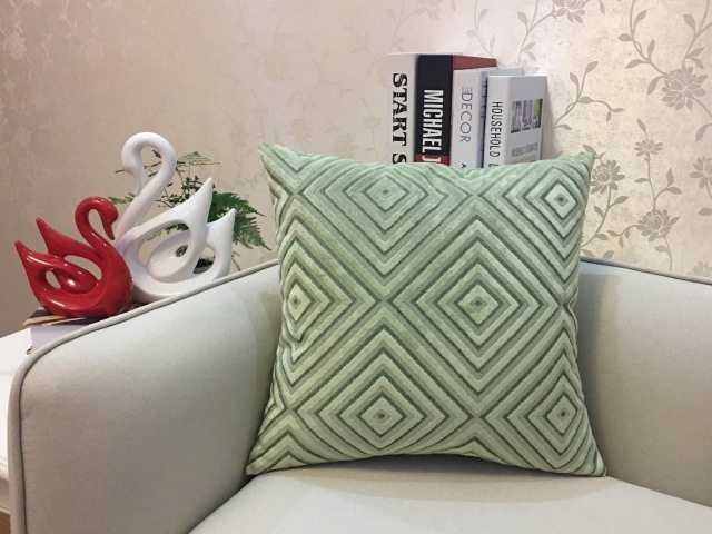 Home Decorative Sofa Throw Pillows Flannel Cushion Cover - Designrific