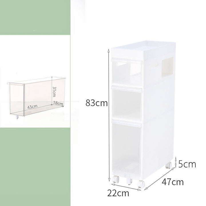 Bathroom Toilet Crevice Storage Cabinet Rack - Designrific