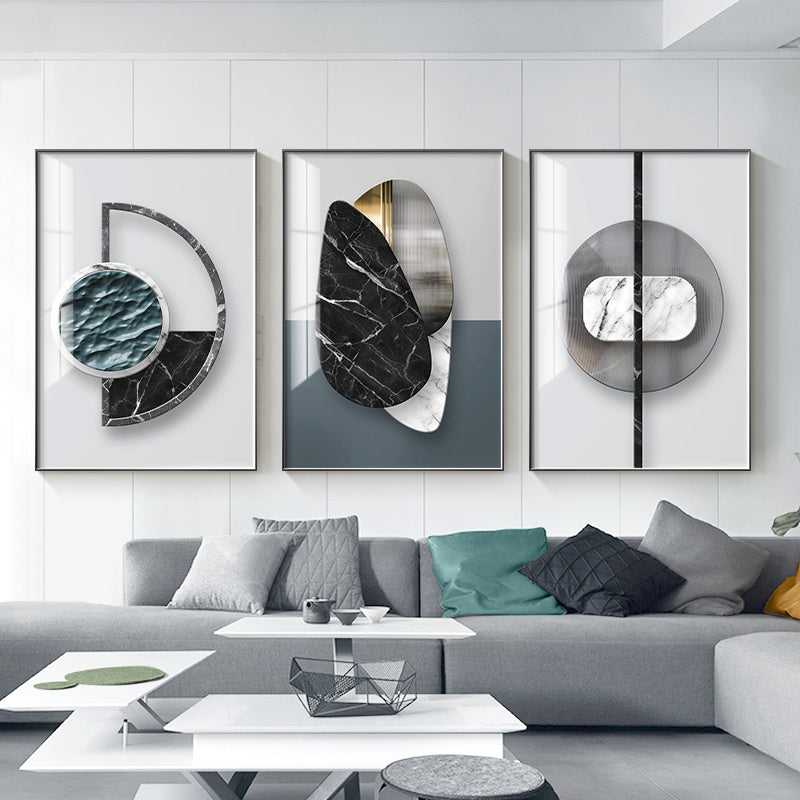 Abstract Geometric Canvas Home Decor Wall Poster - Designrific