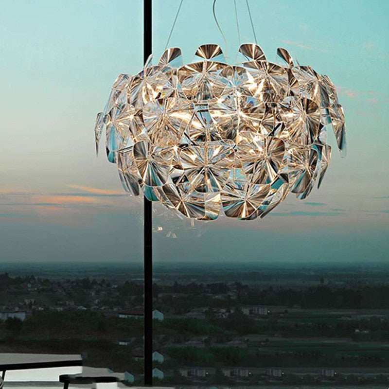 LED Acrylic Living Room Apple Chandelier - Designrific