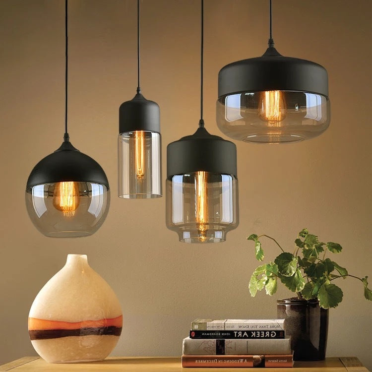 Industrial glass chandelier - Designrific