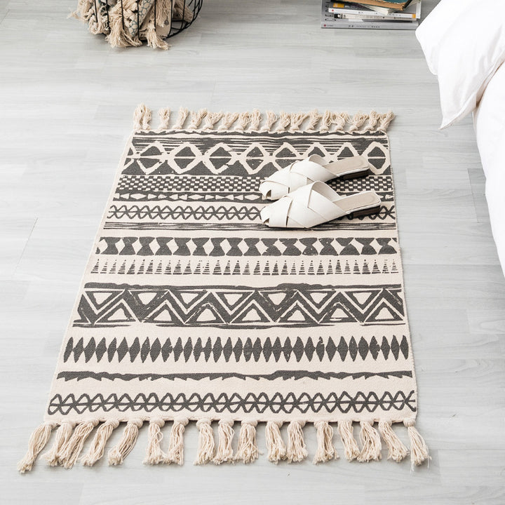 Cotton and linen hand-woven carpets - Designrific