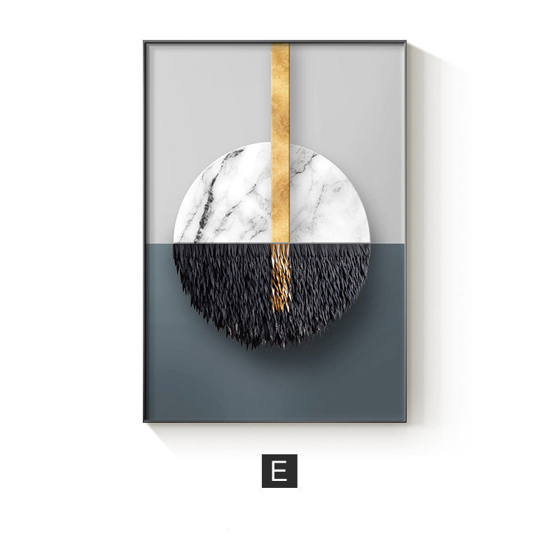 Abstract Geometric Canvas Home Decor Wall Poster - Designrific