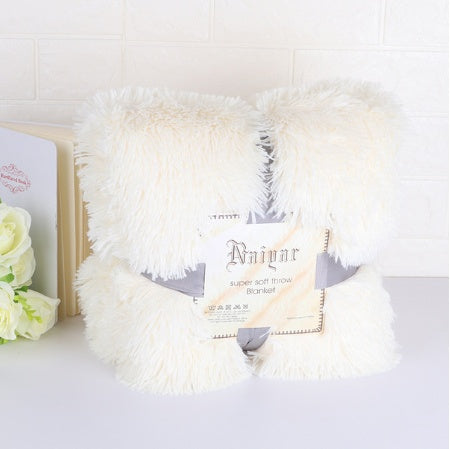 Super Soft Long Fuzzy Fur Warm winter blankets for beds - Designrific