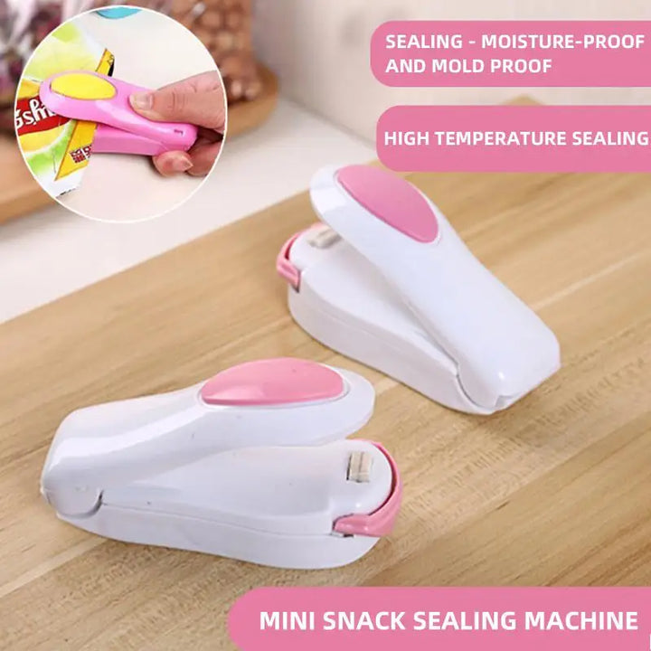 Vacuum Food Sealer Plastic Bag Mini Packaging Machine Portable Plastic Sealer Food Storage Snack Vacuum Sealer (no Battery)