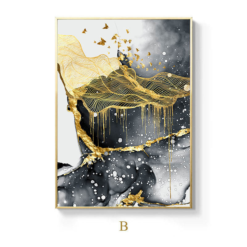 Golden Black And White Wall Art Posters And - Designrific