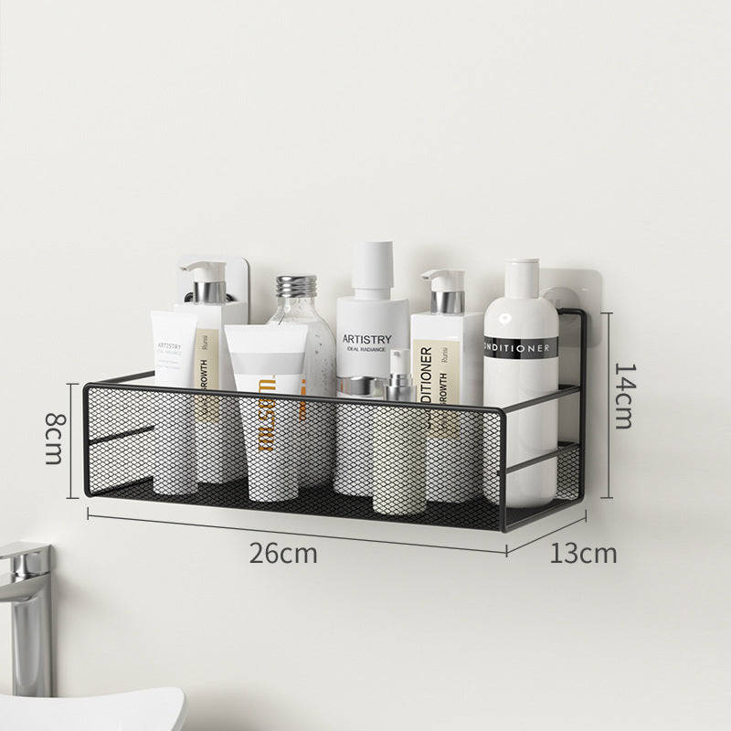 Wall-Mounted Bathroom Shelf No Drill Shower Organizer - Designrific