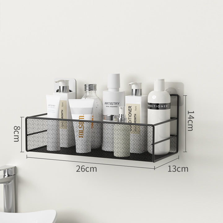 Wall-Mounted Bathroom Shelf No Drill Shower Organizer - Designrific