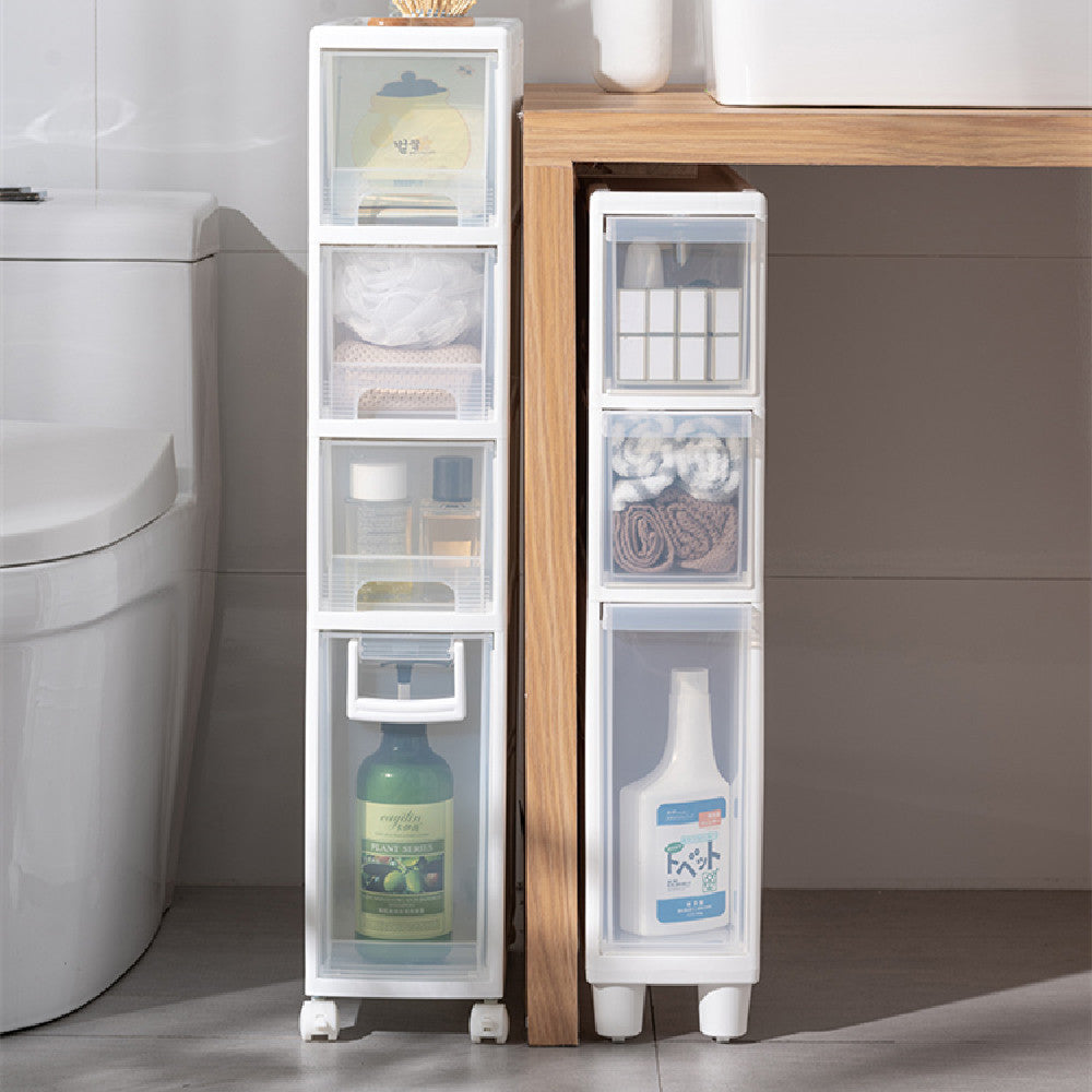 Bathroom Toilet Crevice Storage Cabinet Rack - Designrific