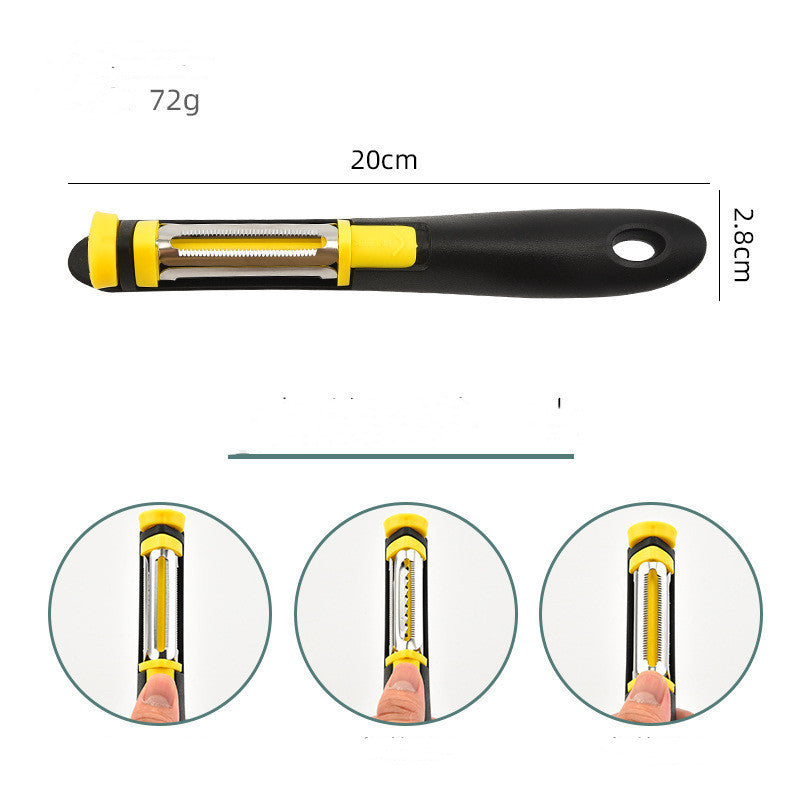 Multifunctional Peeling Knife Stainless Steel Potato Peeler - Designrific