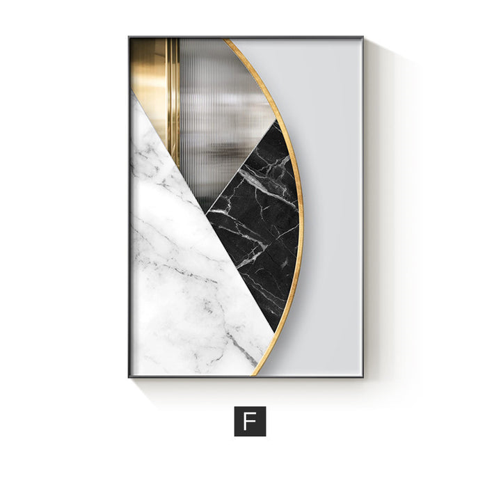 Abstract Geometric Canvas Home Decor Wall Poster - Designrific